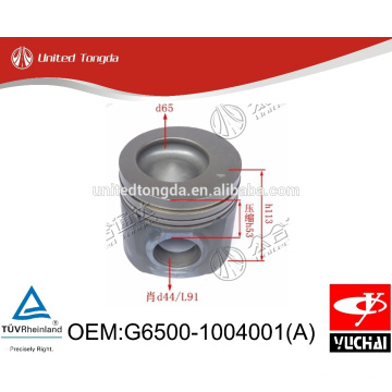 G6500-1004001 (A) piston YC6G de moteur de yuchai original pour le camion chinois